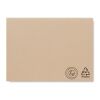 Recycled paper memo set beige | No Branding | not available | not available | not available