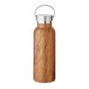 Wooden double wall insulated bottle 500ml brown | No Branding | not available | not available | not available