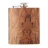 Slim hip flask 190 ml brown | No Branding | not available | not available | not available