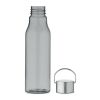 RPET bottle with PP lid 600 ml transparent/grey | No Branding | not available | not available