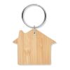 House shaped bamboo key ring wood | No Branding | not available | not available | not available