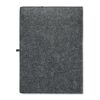 A4 conference folder in RPET grey | No Branding | not available | not available | not available