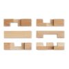 Bamboo brain teaser puzzle wood | No Branding | not available | not available | not available