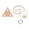 Wooden brain teaser triangle wood | No Branding | not available | not available | not available