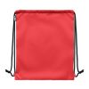 Large drawstring bag 300D RPET red | No Branding | not available | not available | not available