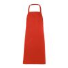 Kitchen apron in cotton red | No Branding | not available | not available | not available