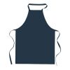 Kitchen apron in cotton navy blue | No Branding | not available | not available | not available