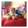 Teddy bear with hoodie white | No Branding | not available | not available | not available