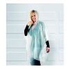 Poncho in round container blue | No Branding | not available | not available