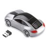 Wireless mouse in car shape matt silver | No Branding | not available | not available