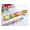 Bookmark with sticky memo pad beige | No Branding | not available | not available | not available