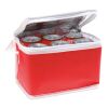 Nonwoven 6 can cooler bag red | No Branding | not available | not available | not available