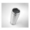Double wall travel cup 400ml matt silver | No Branding | not available | not available | not available