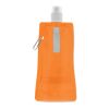 Foldable water bottle transparent/orange | No Branding | not available | not available
