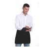 Waiter's apron short 195 gr/m2 black | No Branding | not available | not available | not available