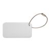 Basic aluminium luggage tag matt silver | No Branding | not available | not available | not available