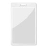 Transparent badge 7.5cmx12.5cm transparent | No Branding | not available | not available