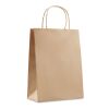 Gift paper bag medium 150 gr/m² beige | No Branding | not available | not available | not available