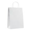 Gift paper bag large 150 gr/m² white | No Branding | not available | not available | not available