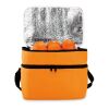 Cooler bag with 2 compartments orange | No Branding | not available | not available | not available