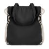 220gr/m² drawstring canvas 2 function bag black | No Branding | not available | not available | not available