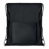 210D Polyester drawstring bag black | No Branding | not available | not available | not available