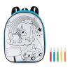 Backpack with 5 markers turquoise | No Branding | not available | not available | not available