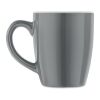 Ceramic coloured mug 290 ml grey | No Branding | not available | not available