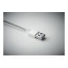Key ring with USB type C cable silver | No Branding | not available | not available | not available