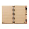 Bamboo notebook with pen lined wood | No Branding | not available | not available