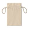 Beige cotton draw cord bag beige | No Branding | not available | not available | not available