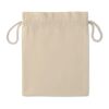 Medium Cotton draw cord bag, natural beige | No Branding | not available | not available | not available