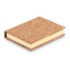 Cork sticky note memo pad with 50 large sheets beige | No Branding | not available | not available