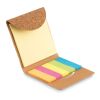 Cork sticky note memo pad with 125 large sheets beige | No Branding | not available | not available