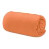 RPET fleece travel blanket in pouch orange | No Branding | not available | not available | not available