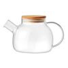 Teapot borosilicate glass 850ml transparent | No Branding | not available | not available | not available