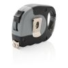 5M/19mm measuring tape with carabiner grey-black | No Branding | not available | not available