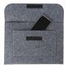 RPET felt document bag Riley grey | No Branding | not available | not available