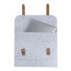 RPET felt document bag Amelia grey | No Branding | not available | not available