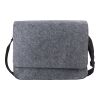 RPET felt laptop bag Layla dark grey | No Branding | not available | not available