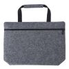 RPET felt document bag Scarlett dark grey | No Branding | not available | not available