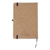 Recycled leather notebook (A5) Gianna brown | No Branding | not available | not available