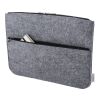 RPET felt laptop pouch Emilia dark grey | No Branding | not available | not available