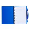 PP notebook with ballpen Solana blue | No Branding | not available | not available