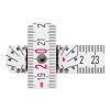 Wooden Stabila foldable ruler Jessica white | No Branding | not available | not available