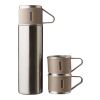 Stainless steel double walled bottle set (420 ml) Herbert silver | No Branding | not available | not available