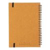Recycled leather notebook A5 Egon brown | No Branding | not available | not available