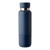 Stainless steel double-walled bottle (500 ml) Lieselotte grey | No Branding | not available | not available