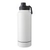 Stainless steel double-walled drinking bottle 1000 ml Nathaniel black | No Branding | not available | not available
