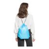 rPET polyester (210D) drawstring backpack Calix cobalt blue | No Branding | not available | not available